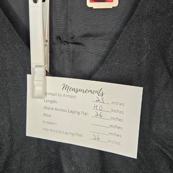 Sag Harbor 18W Classy Black 100% Wool V-neck Sleeveless Dress [0274] - Picture 7 of 11